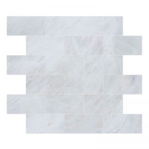 Rectangle Waterjet Mosaic Tile iceberg Marble Collection