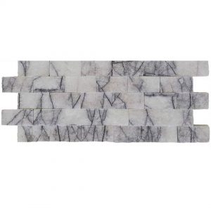 rectangle mosaic tile lilac marble