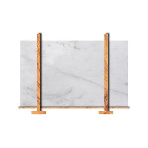 Nills white marble slabs