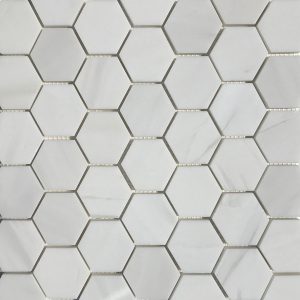 hexagon mosaic tile dolomite marble