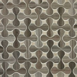 Waterjet Mosaic Tile Palissandro Marble Collection-mrt-1013