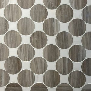 Waterjet Mosaic Tile Palissandro Marble Collection-mrt-1032
