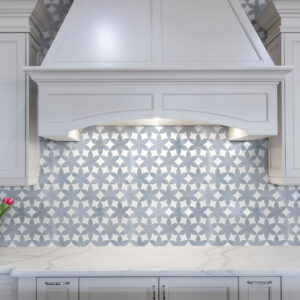 waterjet marble kitchen backsplash design